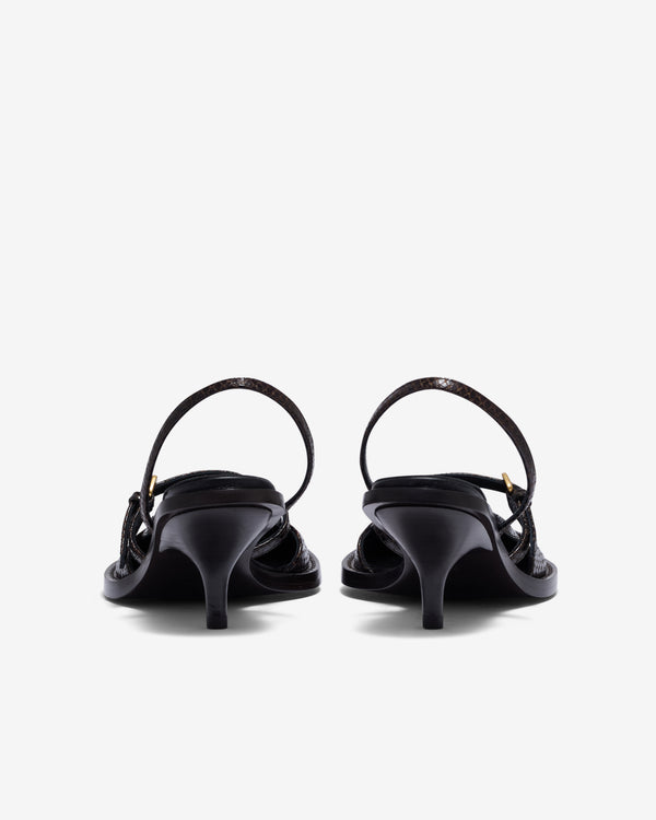 Dries Van Noten - Women’s Slingback Pumps - (Dark Brown)