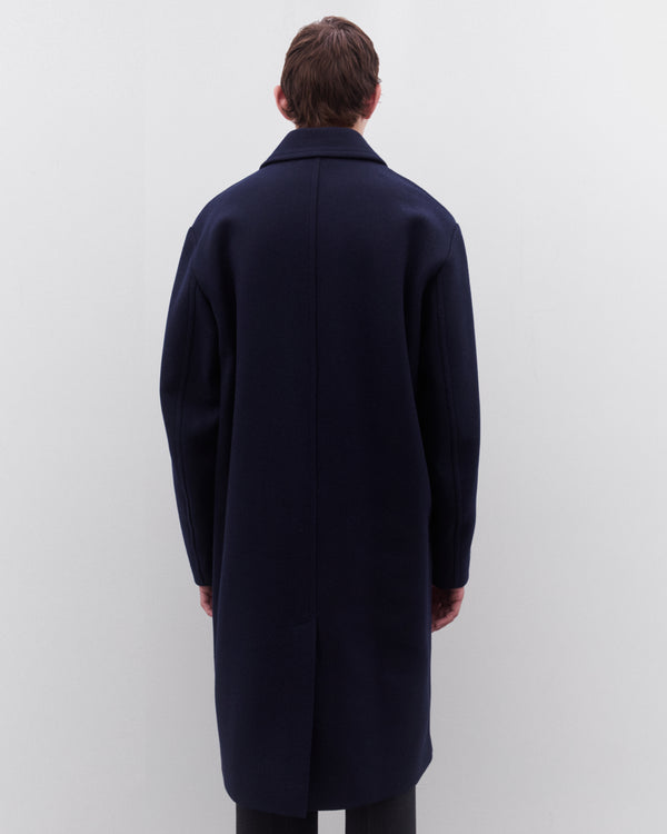 Dries Van Noten - Men’s Car Coat - (Navy)