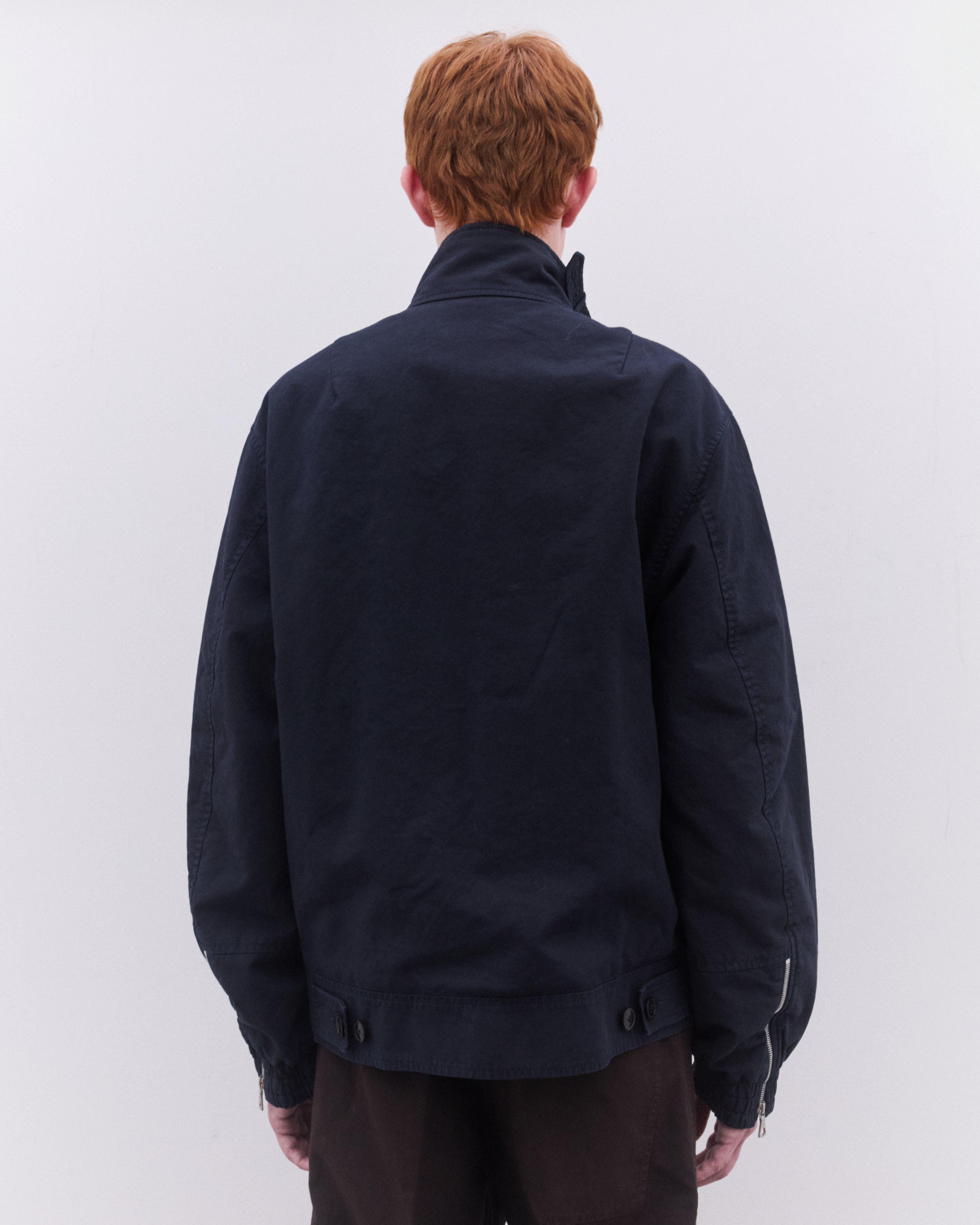 Dries Van Noten: Men's Military Jacket (Navy) | Dover Street