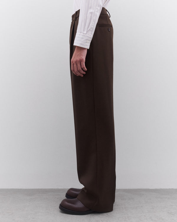 Dries Van Noten - Men’s Pleated Trouser - (Mud)