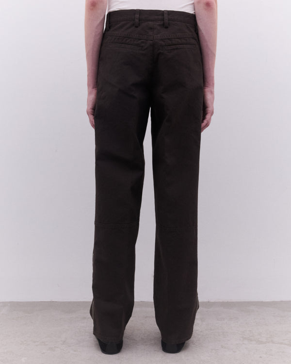 Dries Van Noten - Men’s Zip Detail Trousers - (Brown)