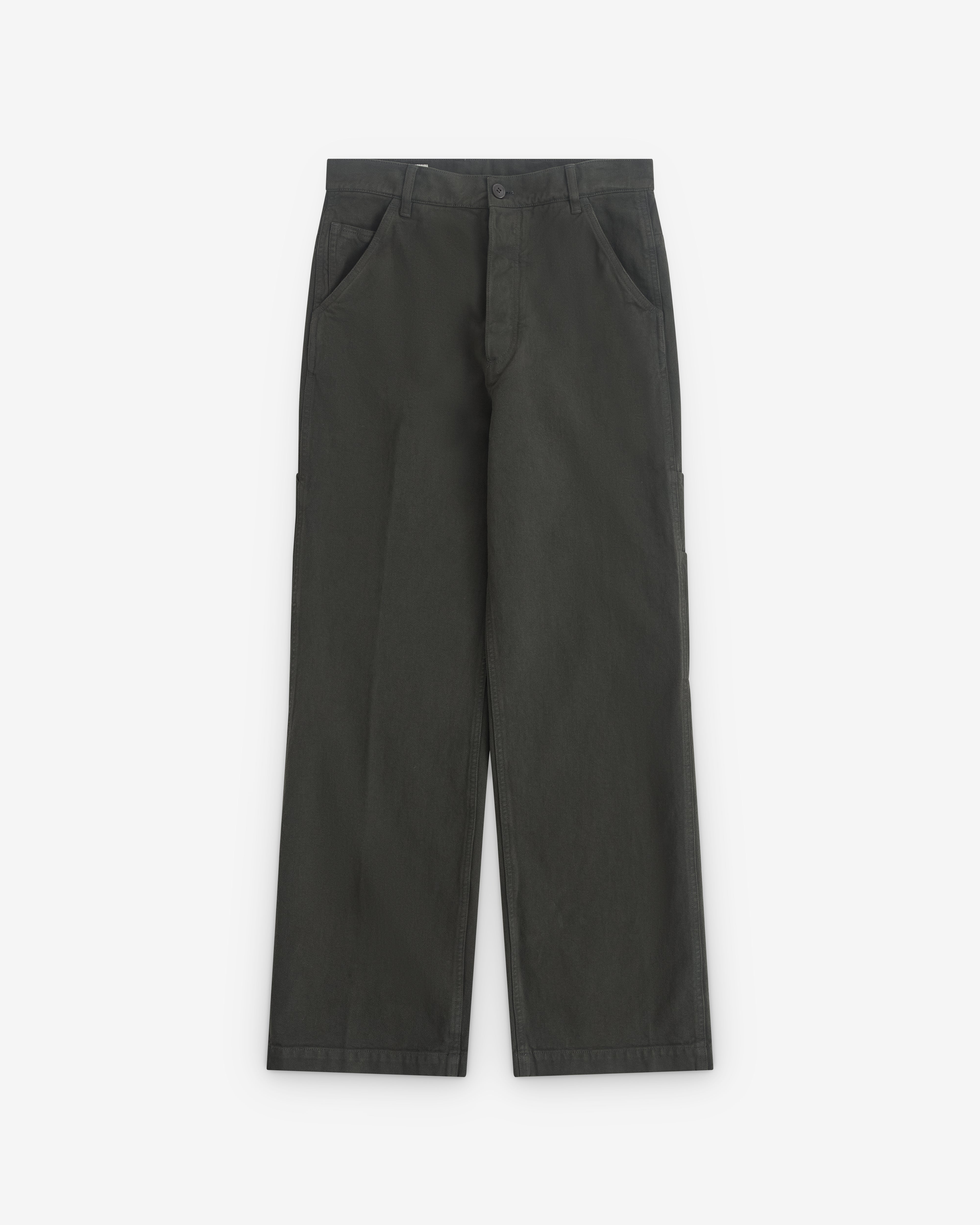 Dries Van Noten: Men's Work Trouser (Dark Green) | DSML E-SHOP