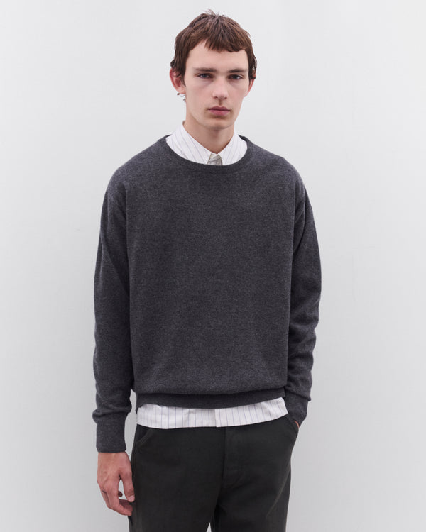 Dries Van Noten - Men’s Crewneck Sweater - (Dark Grey)
