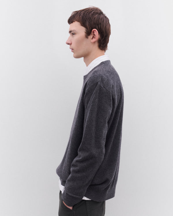 Dries Van Noten - Men’s Crewneck Sweater - (Dark Grey)