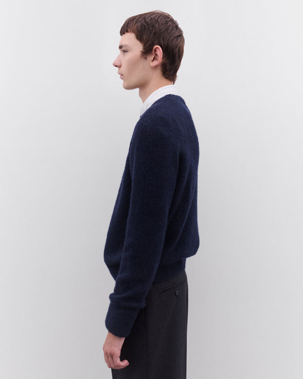 Dries Van Noten - Men’s Round Neck Sweater - (Navy)