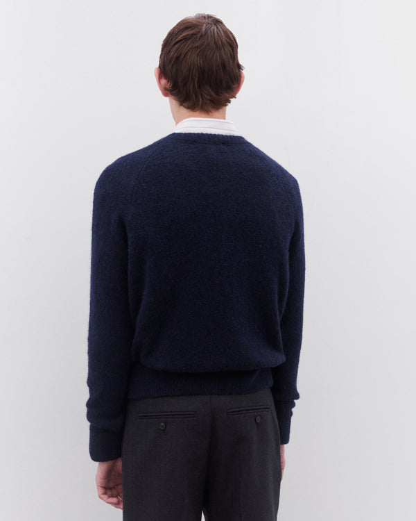 Dries Van Noten - Men’s Round Neck Sweater - (Navy)