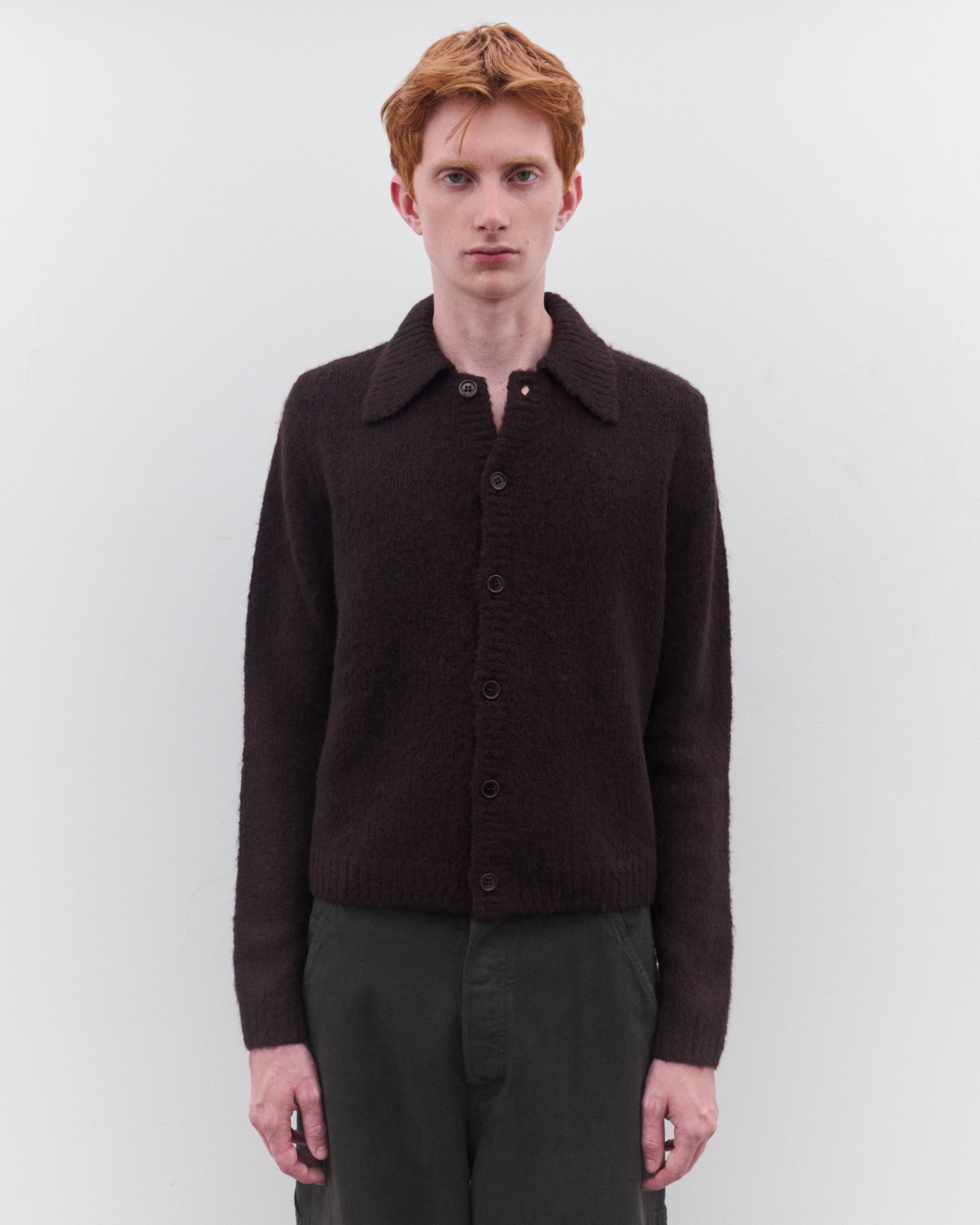DRIES VAN NOTEN BLACK カーディガン Black Cable-Knit Cardigan by Dries Van Noten on Sale