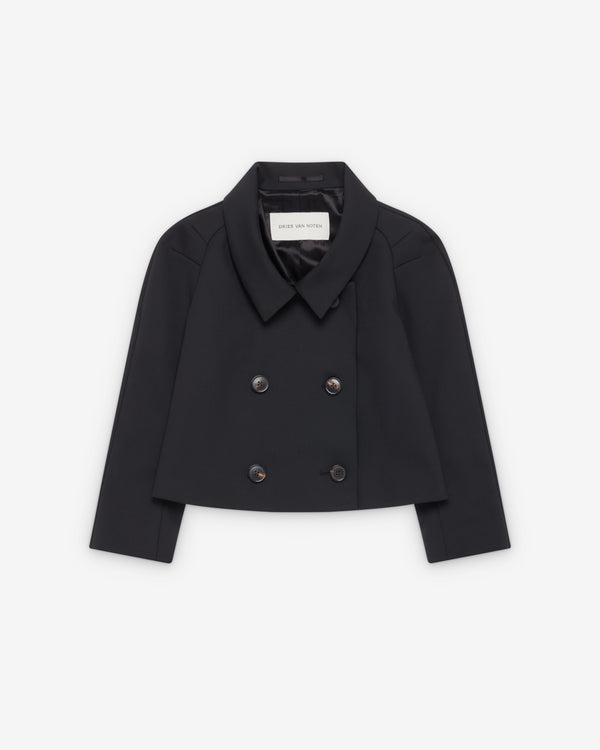 Dries Van Noten - Women's Cropped Jacket - (Black)