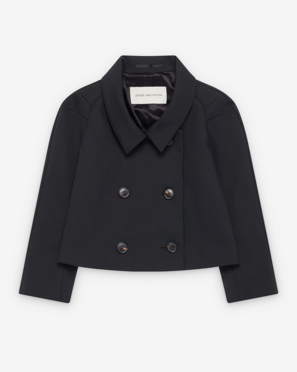 Dries Van Noten - Women's Cropped Jacket - (Black)