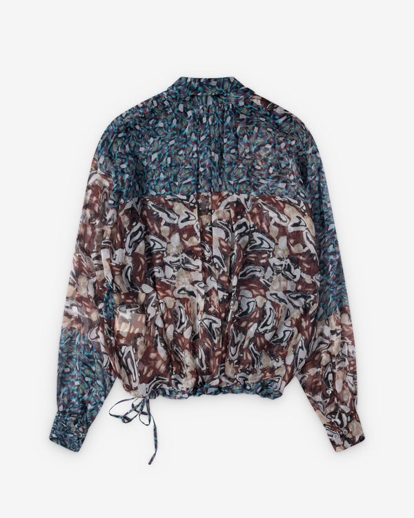 Dries Van Noten  - Women's Cenvy Shirt - (Petrol)