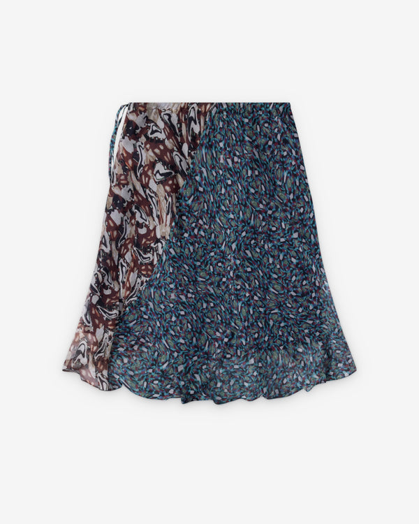 Dries Van Noten  - Women's Sibanna Skirt - (Petrol)