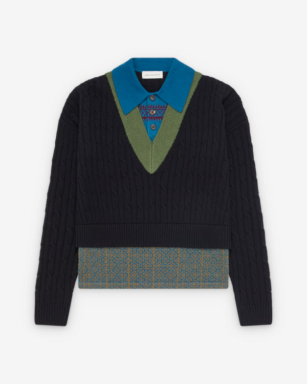 Dries Van Noten  - Men's Medan Sweater - (Black)