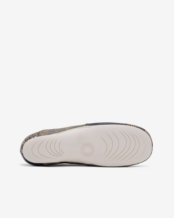 Dries Van Noten  - Men's Patchwork Ballerina Sneakers - (Green/Multi)
