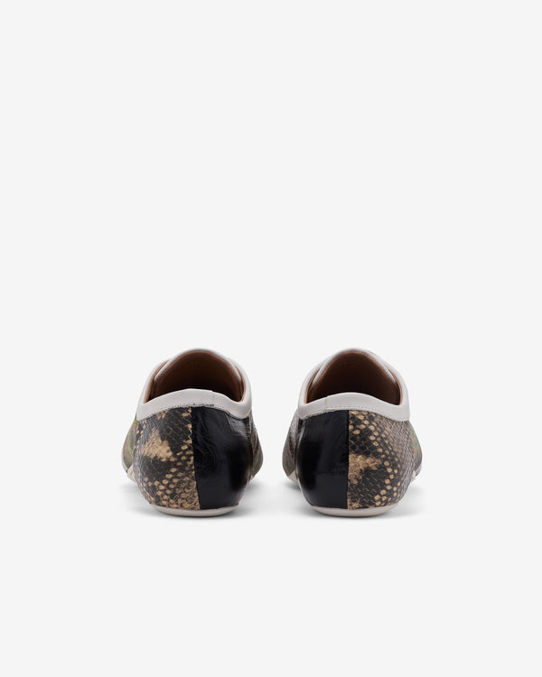 Dries Van Noten  - Men's Patchwork Ballerina Sneakers - (Green/Multi)