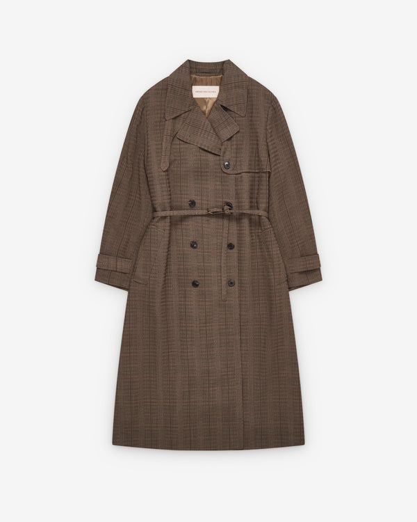 Dries Van Noten  - Women's Ralphia Coat - (Cement)