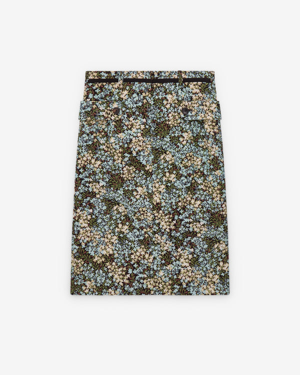 Dries Van Noten  - Women's Sente Skirt - (Sky)