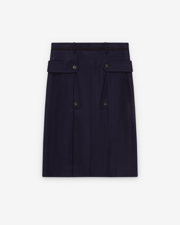 Dries Van Noten  - Women's Sente Skirt - (Navy)