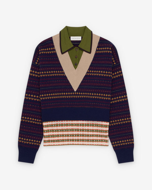 Dries Van Noten  - Women's Toinette Sweater - (Navy)