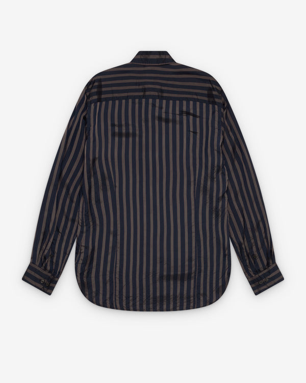 Dries Van Noten - Men's Striped Shirt - (Navy/Stripe)