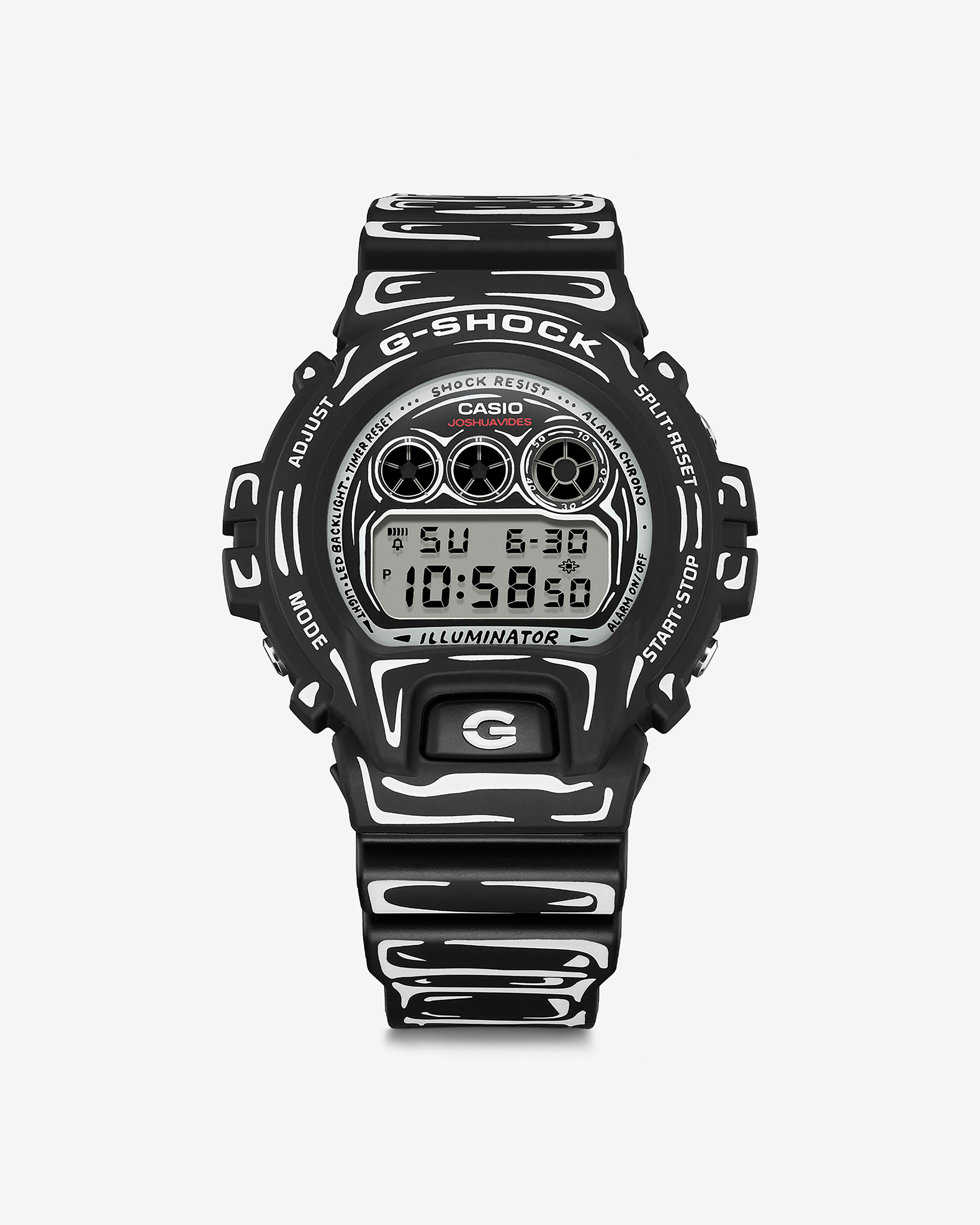 新品タグ付 DW-6900JV-1JR G-SHOCK Joshua Vides Casio: G-Shock Joshua Vides DW-6900JV-1ER (White) | Dover Street