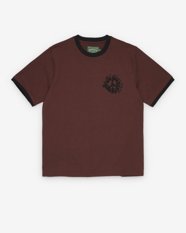 Denim Tears - Men's Denim U Ringer Tee - (Brown)