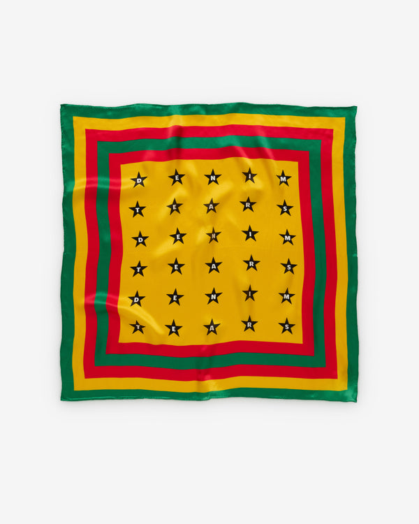 Denim Tears - Men's Diaspora Silk Scarf - (Yellow/Green/Red)