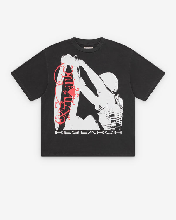 Ecstatic Research - Men's Come Down T-Shirt - (Charcoal)