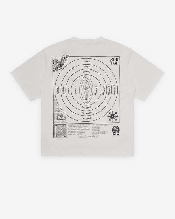 Ecstatic Research - Men's Guide T-Shirt - (White)