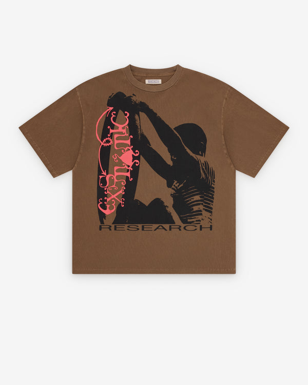 Ecstatic Research - Men's Come Down T-Shirt - (Brown)
