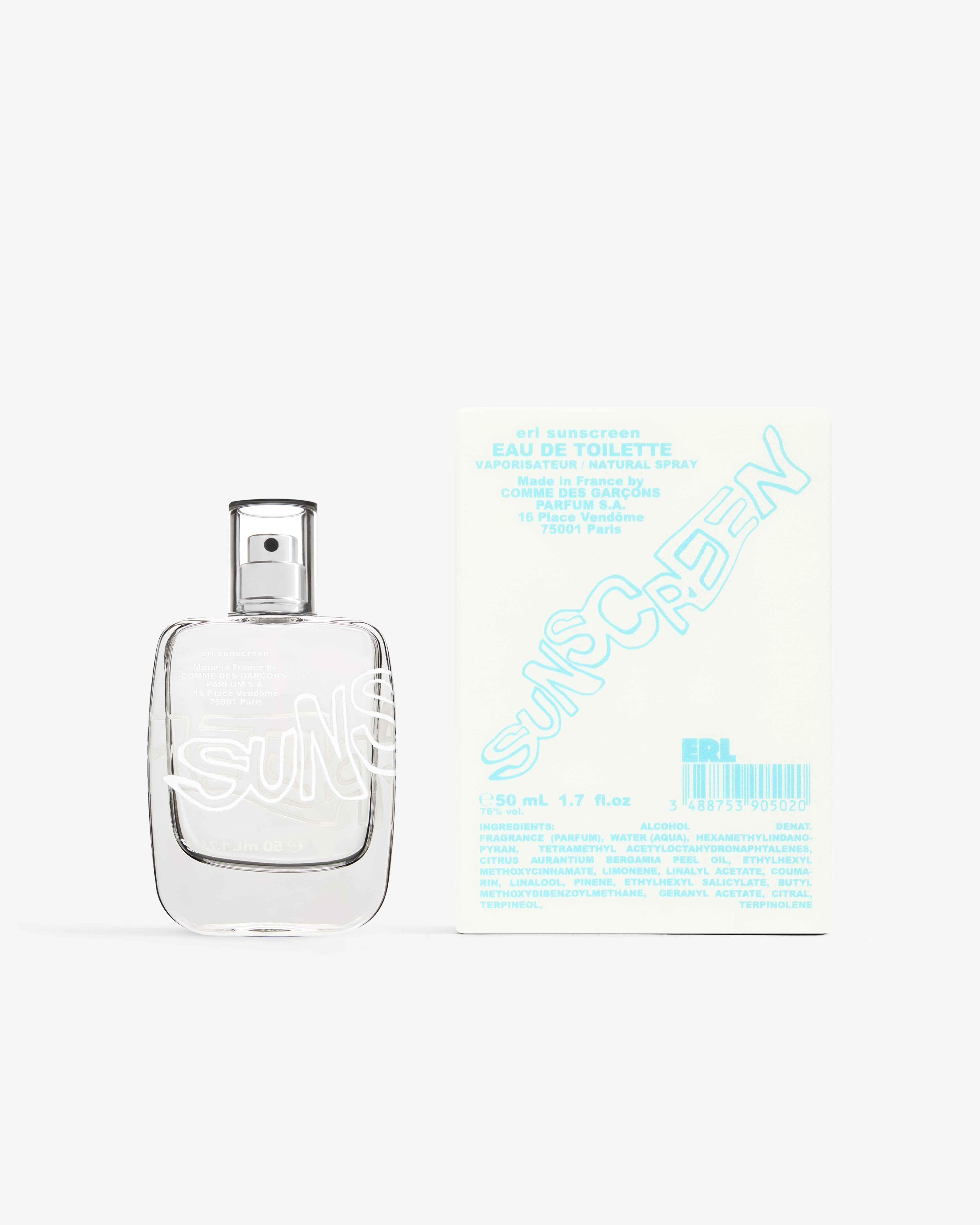 CDG Parfum: ERL SUNSCREEN Eau De Toilette (50ml) | DSML E-SHOP