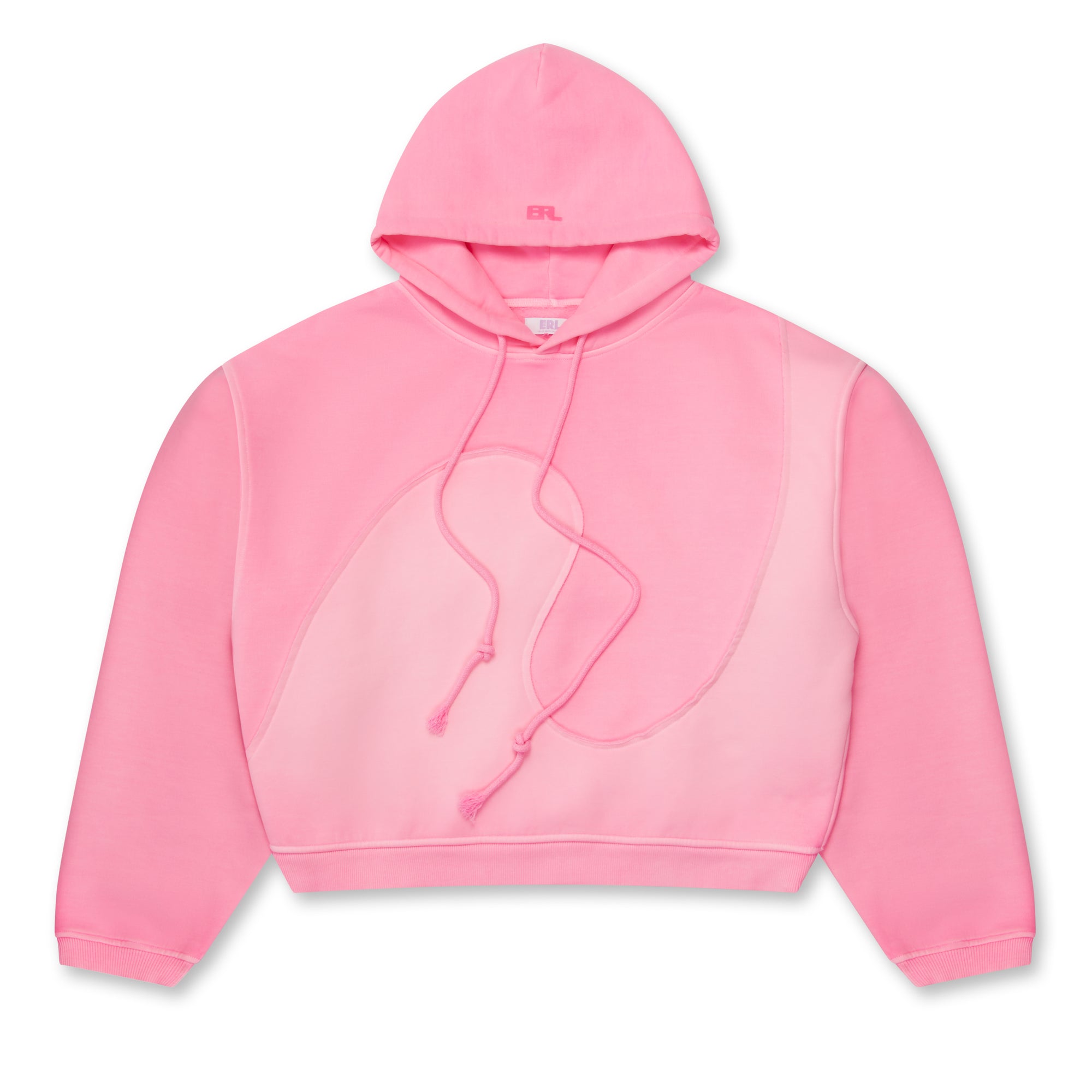 ERL - Swirl Fleece Hoodie Knit - (Pink) view 1
