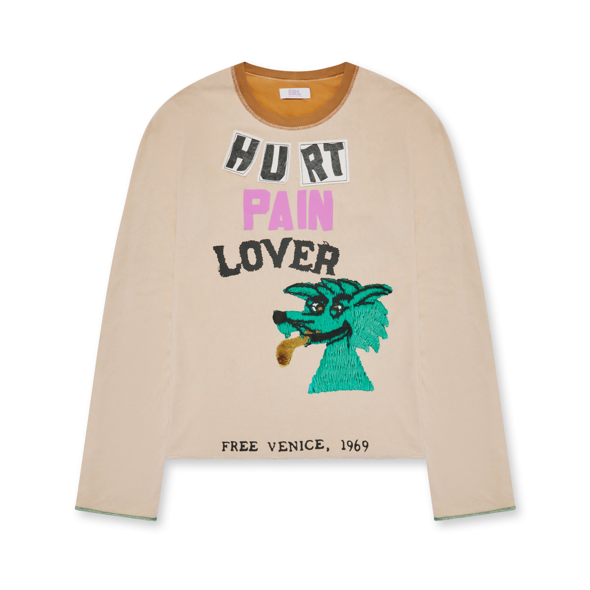 ERL - Men’s Hurt Lover Reversible T-Shirt - (Ivory) view 1