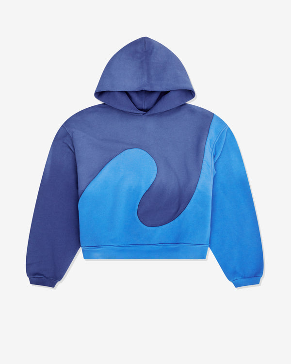 Erl - Classic Swirl Hoodie - (Blue)