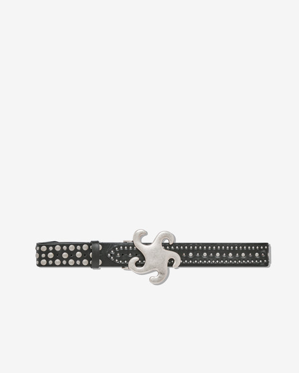 Erl - Studded Swirl Belt - (Black)