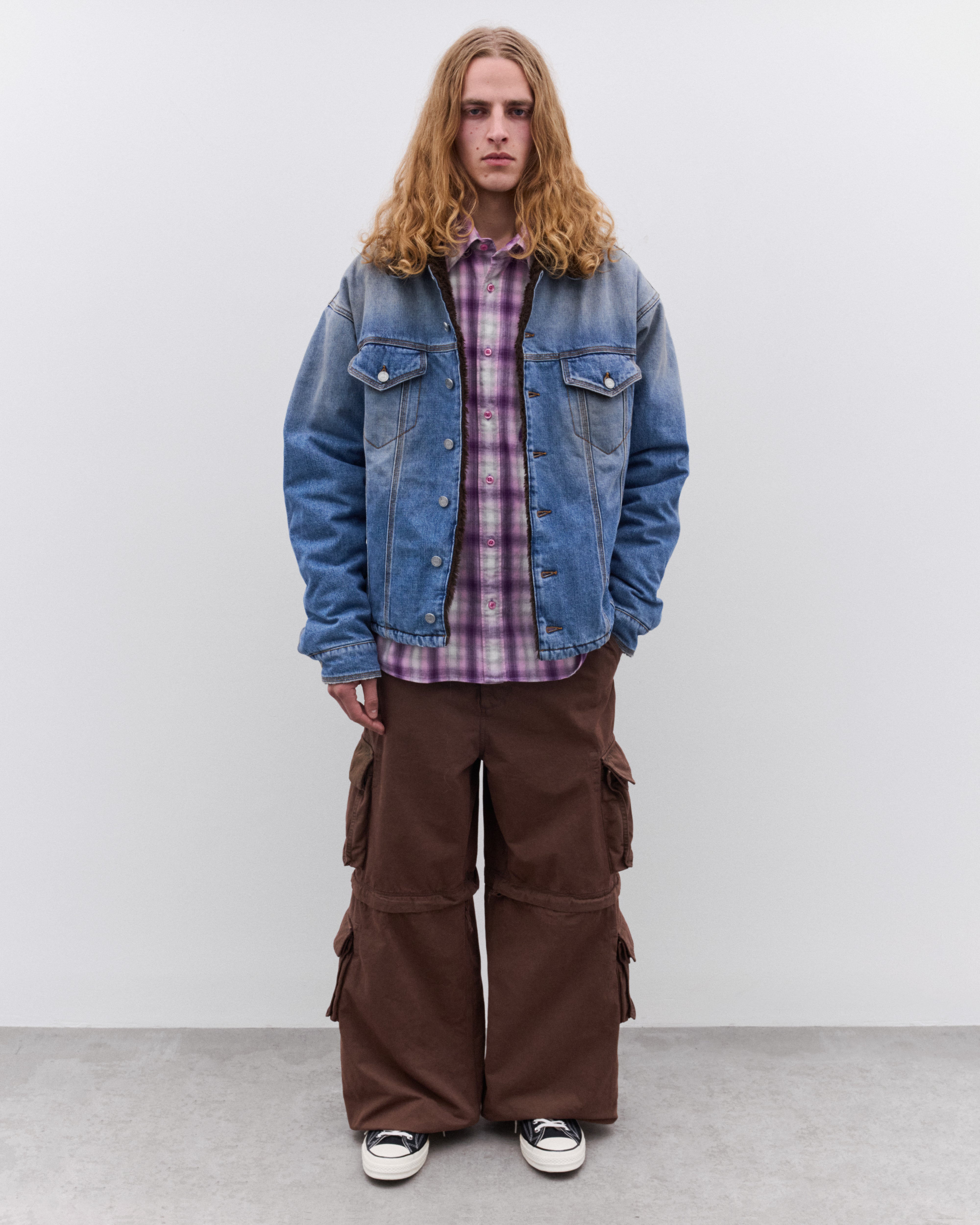 Erl: Zip-Off Cargo Pants (Brown) | Dover Street Market London