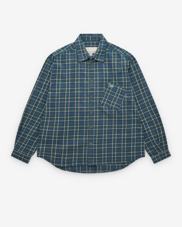 Erl - Green Plaid Overshirt - (Green)