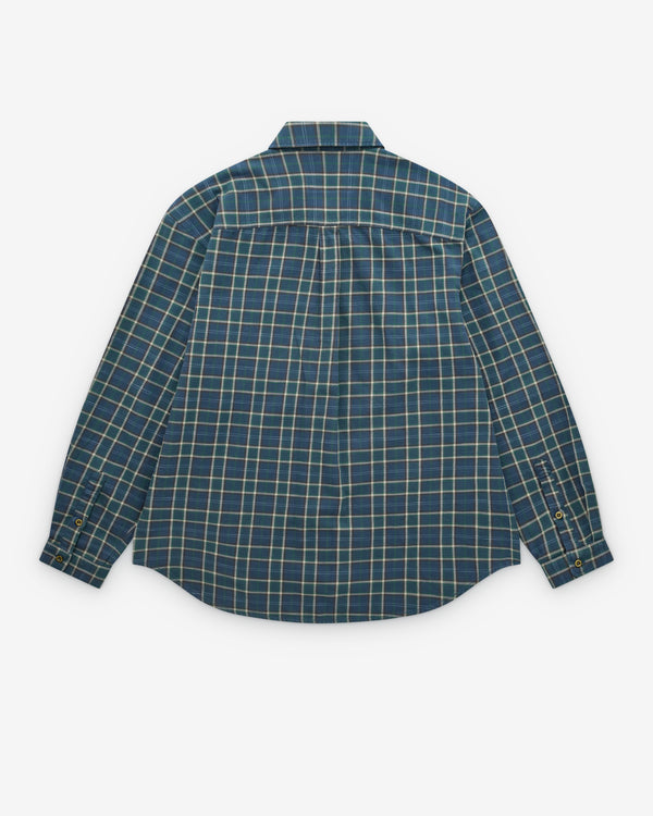 Erl - Green Plaid Overshirt - (Green)