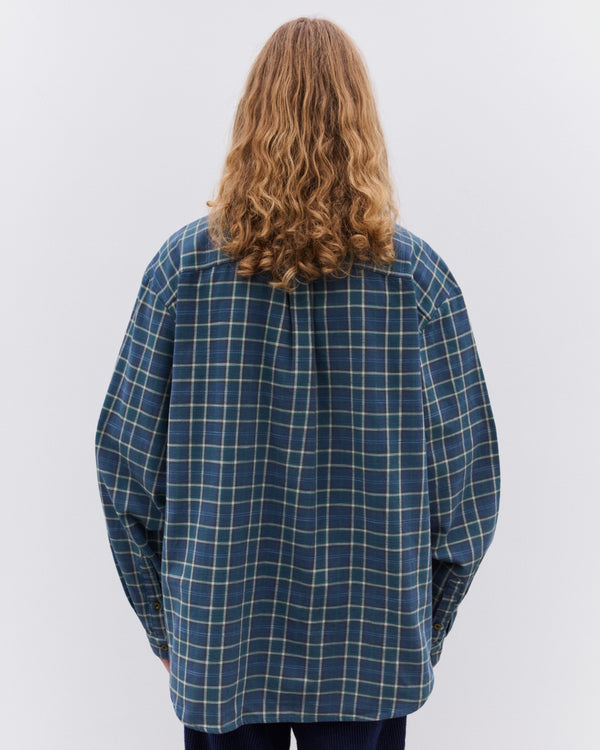 Erl - Green Plaid Overshirt - (Green)
