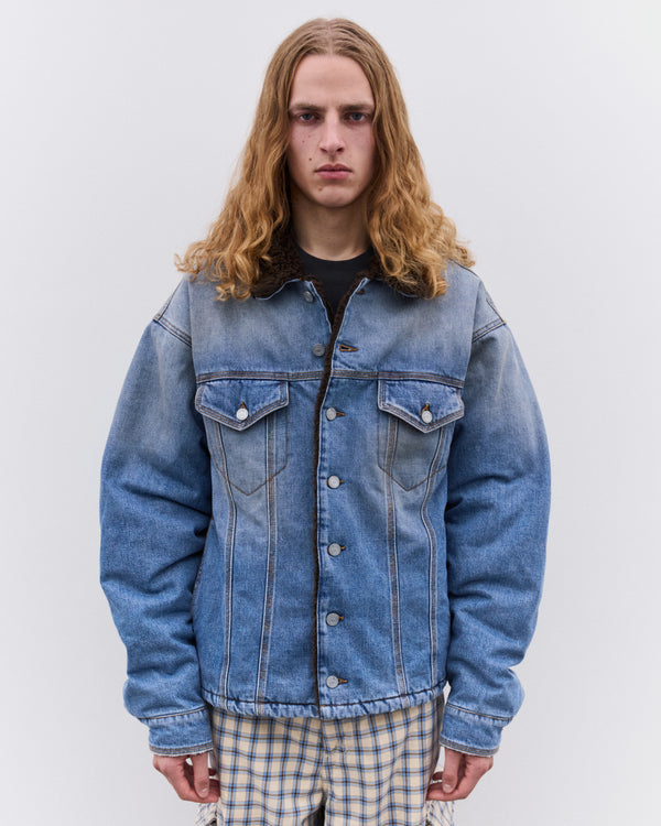 Erl - Breakwater Wash Denim Jacket - (Blue)