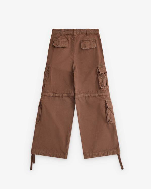 Erl - Zip-Off Cargo Pants - (Brown)
