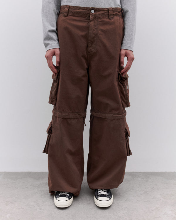 Erl - Zip-Off Cargo Pants - (Brown)