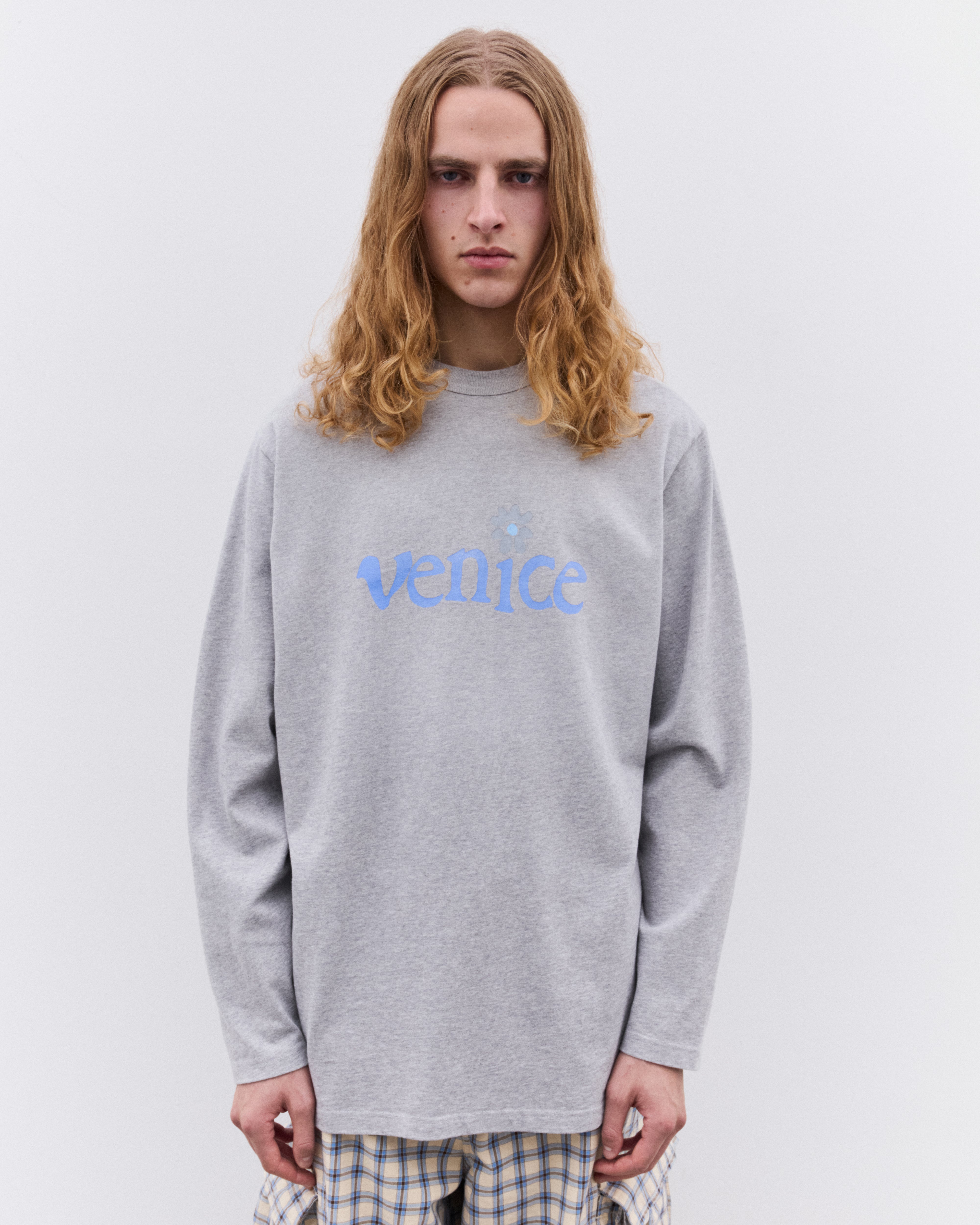 ERL: Venice Long Sleeve T-Shirt (Grey) | Dover Street Market London