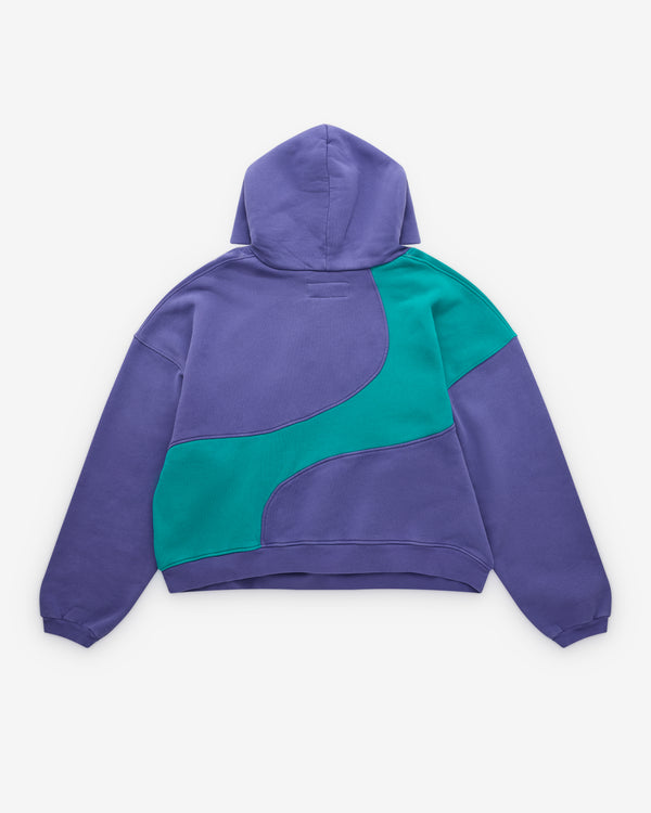 Erl - Wave Hooded Sweatshirt - (Navy)