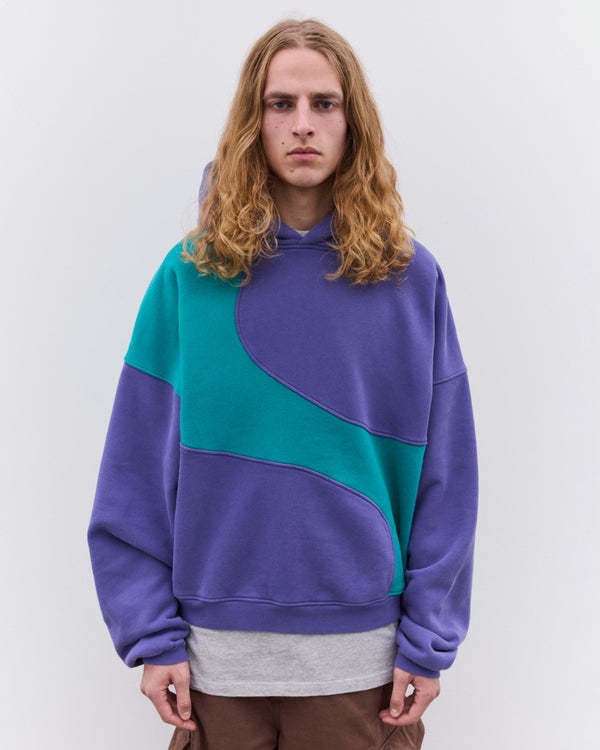 Erl - Wave Hooded Sweatshirt - (Navy)