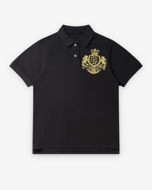 ERL - Men's Crest Polo Tee - (Black)