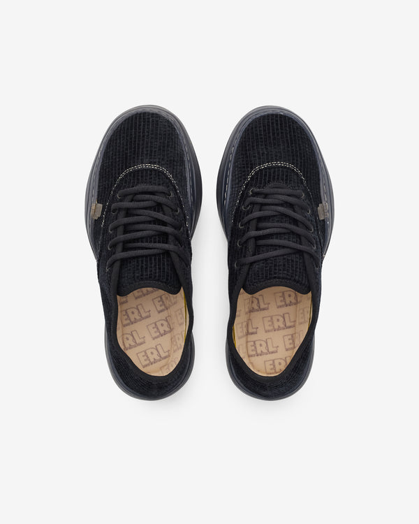 Erl - Corduroy Coupe Sneakers - (Dark Black)