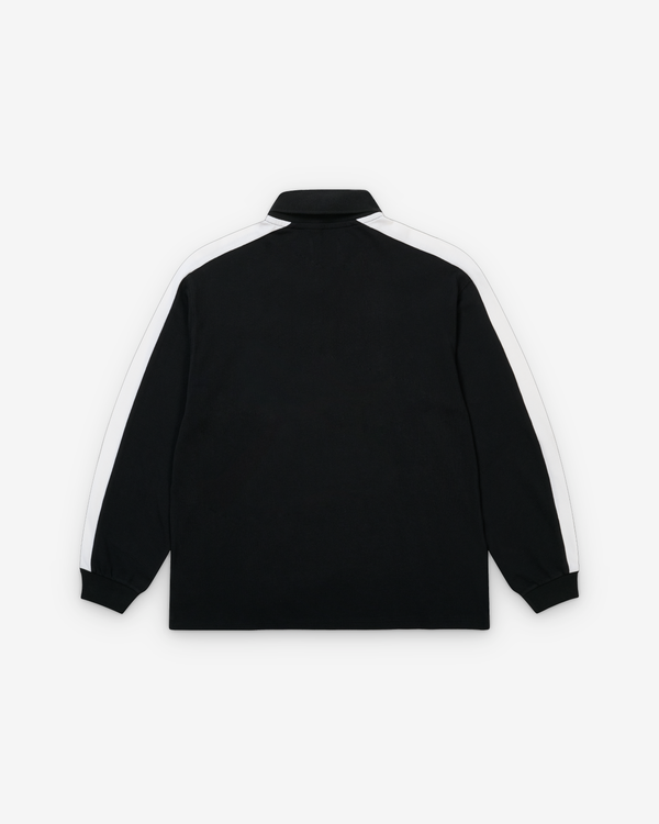 Palace - Men's Established Long Sleeve Polo - (Black)