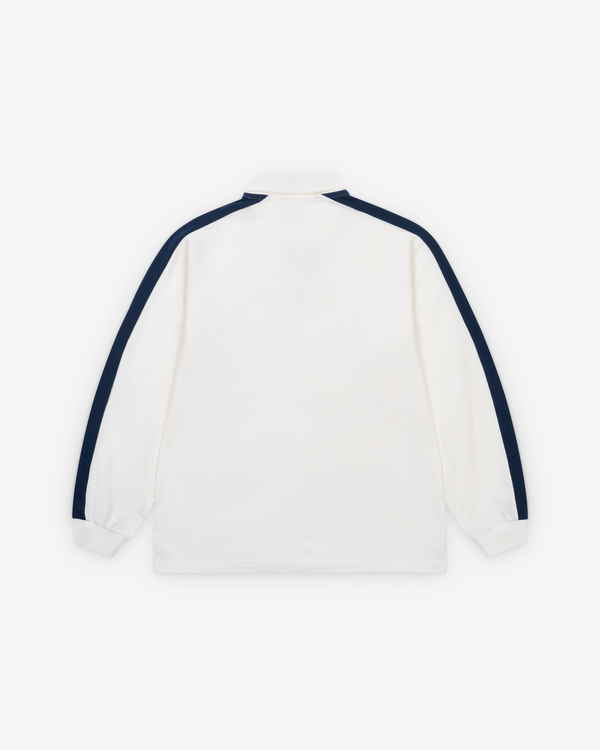 Palace - Men's Established Long Sleeve Polo - (White)