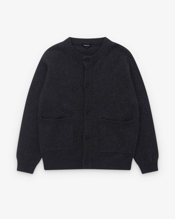 Evan Kinori - Men’s Crewneck Cardigan - (Charcoal)
