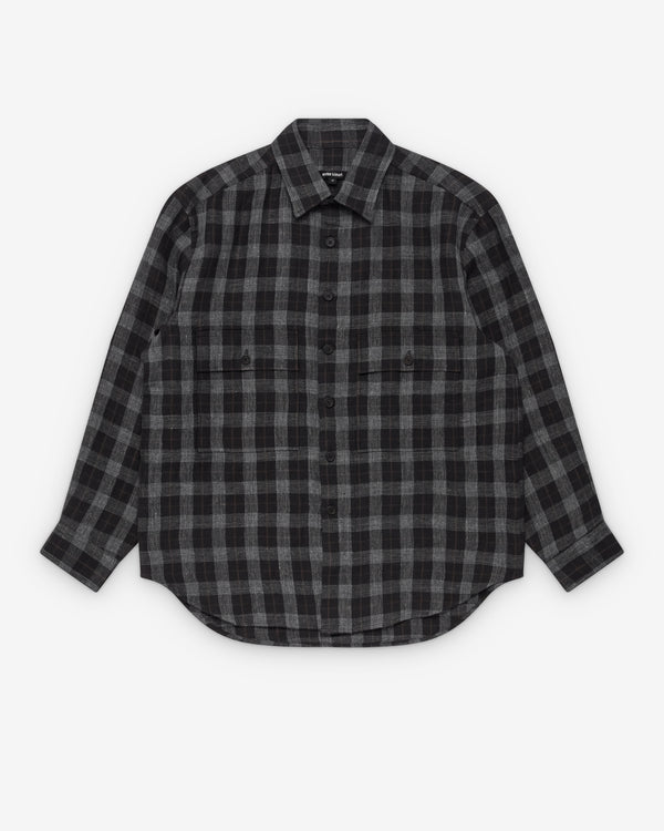 Evan Kinori - Men's Big Shirt - (Charcoal)